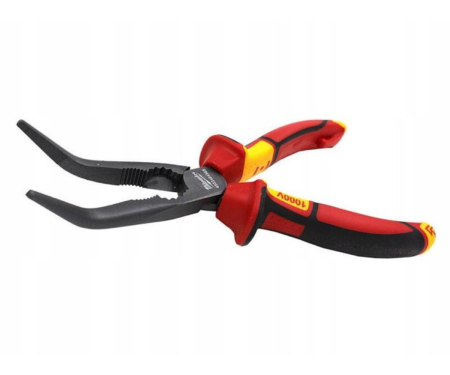 Scule meseriasi - Cleste VDE cu nas lung 45° si varfuri rotunde 205mm Milwaukee 4932464565