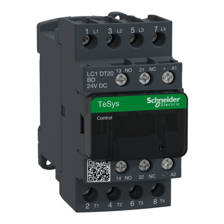 Toate produsele - Contactor 20A 4P 4ND AC-1 24V TeSys Schneider LC1DT20BD