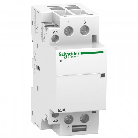 Contactoare - Contactor modular 63A 2ND 230/240V iCT Schneider A9C20862