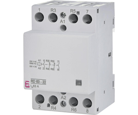 Contactoare - Contactor modular 63A 2ND+2NI RD63-22 230V Eti 002464030
