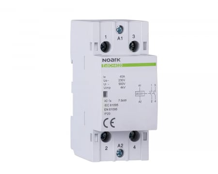 Distributie si comanda electrica - Contactor modular 63A 2ND Ex9CH63 230V Noark 102423
