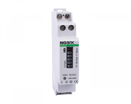 Tablouri electrice - Contor monofazic analogic direct 45A mecanic 1M Noark 107283