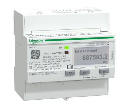 Contor trifazic digital iesire in impuls 5A Schneider A9MEM3210 [1]