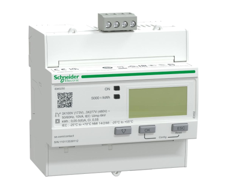 Contoare energie electrica - Contor trifazic digital indirect 5A MODBUS Schneider A9MEM3250