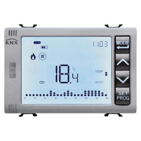 Gewiss Chorus - Cronotermostat + control umiditate 3M Easy Gewiss Chorus titan GW14794H
