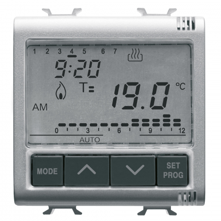 Termostate Chorus - Cronotermostat zilnic/saptamanal 2M Gewiss Chorus titan GW14703