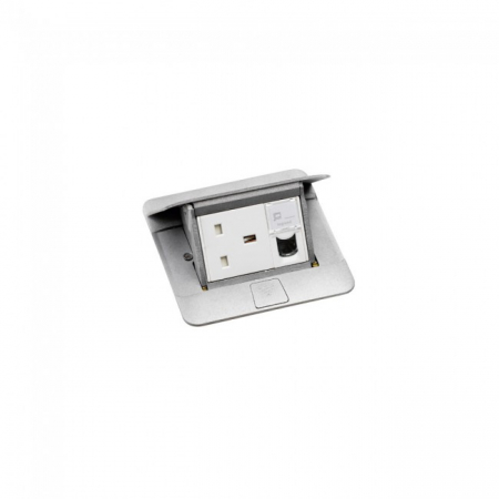 Accesorii - Cutie Pop-Up neechipata 3M Legrand finisaj aluminiu mat 054010