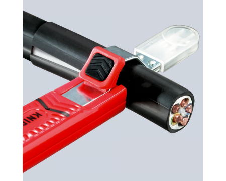 Decapator cu lama de bisturiu carcasa antisoc Knipex 16 20 165 SB [1]