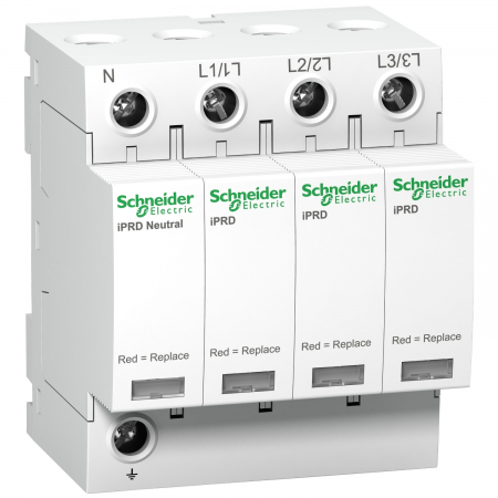Descarcatoare - Descarcator cu transfer la distanta 3P+N 350V 8kA Schneider A9L08601