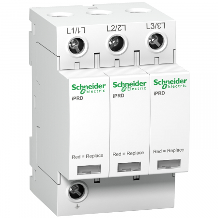 Descarcatoare - Descarcator supratensiune 3P 350V 40kA Schneider A9L40300