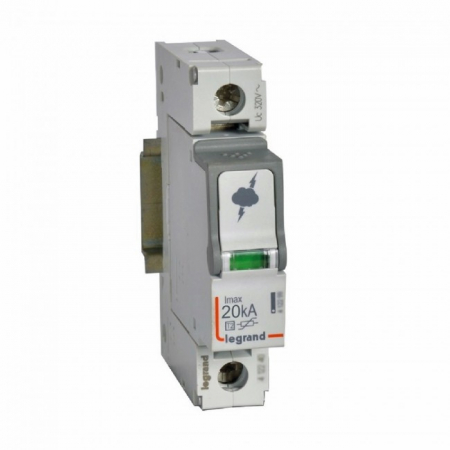 Descarcatoare - Descarcator supratensiune SPD T2 20kA 1P Legrand 412220