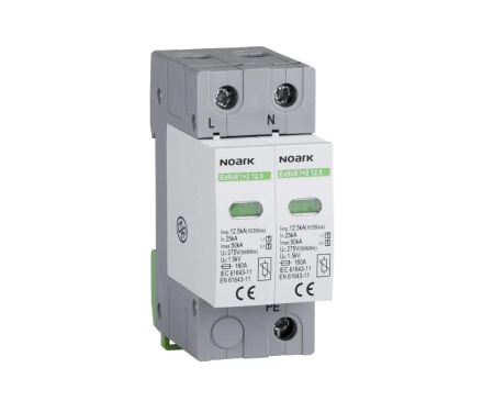 Distributie si comanda electrica - Descarcator T1+T2 2P 275V 12.5kA fara semnalizare Noark 103336