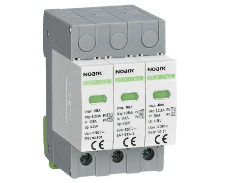 Toate produsele - Descarcator T1+T2 3P 1000V 6.25kA fara semnalizare Noark 111759