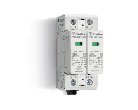 Toate produsele - Descarcator T2, 2 varistoare, fara semnalizar Finder 7P2782750020