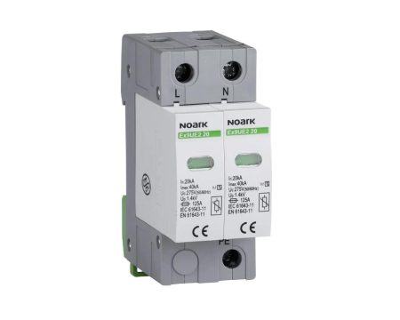 Toate produsele - Descarcator T2 2P 275V 20kA fara semnalizare Noark 103351