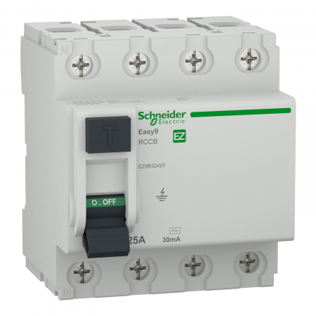 Protectie Diferentiala - Diferential RCCB 25A 4P 30mA tip AC Easy9 Schneider EZ9R32425