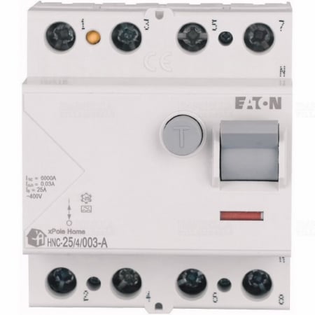 Protectie Diferentiala - Diferential 25A 4P 30mA 6kA Xpole Eaton HNC-25/4/003-A