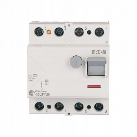 Protectie Diferentiala - Diferential 63A 4P 30mA 6kA Xpole Eaton HNC-63/4/003