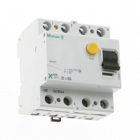 Protectie Diferentiala - Diferential 63A 4P C 100mA 10kA Eaton PF7-63/4/01 263591