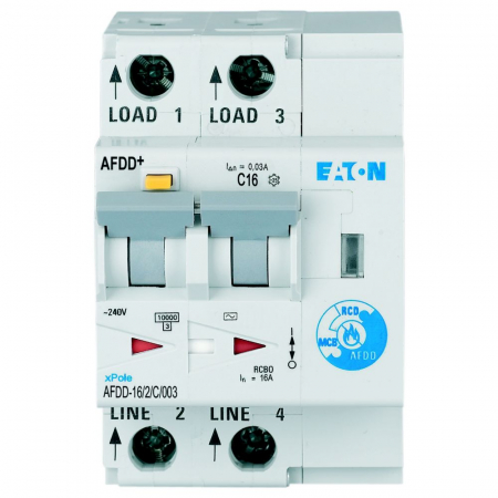 Protectie Diferentiala - Diferential cu detectie arc electric 16A C 30mA 10kA Xpole Eaton AFDD-16/2/C/003