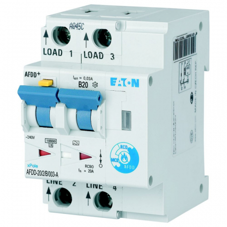 Protectie Diferentiala - Diferential cu detectie arc electric 20A B 30mA 10kA Xpole Eaton AFDD-20/2/B/003-A