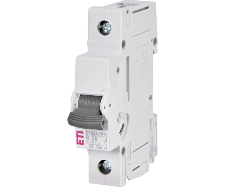 Distributie si comanda electrica - Disjunctor MCB 25A 1P 10kA curba B Eti 001901012