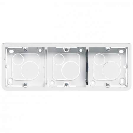 Aparataj modular si monobloc - Doza aparenta 3P sau 6/8M AD40 Legrand Mosaic 080286