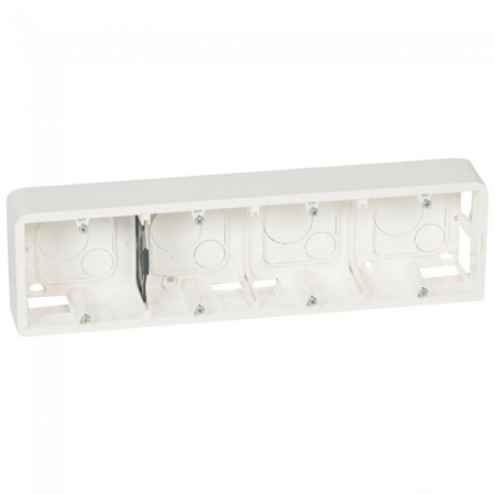 Aparataj modular si monobloc - Doza aparenta 4P sau 8/10M AD40 Legrand Mosaic 080284