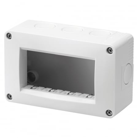 Doze - Doza aplicata PT 4M IP40 Gewiss Chorus gri GW16504