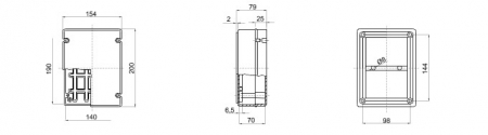 Doza de legatura etansa PT fara presetupe Gewiss IP56 GW44207 [1]