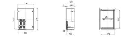 Doza de legatura etansa PT fara presetupe Gewiss IP56 GW44209 [1]