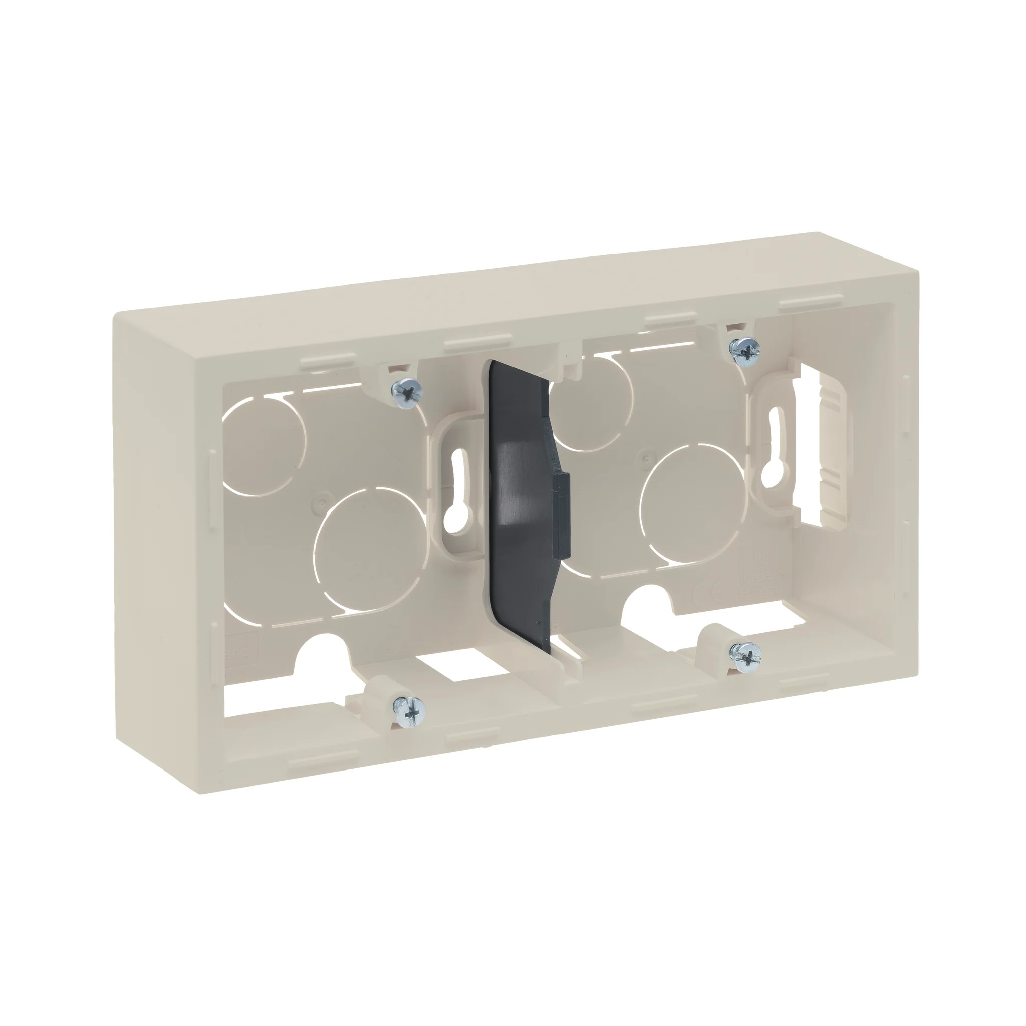 Aparataj modular si monobloc - Doza PT 2 posturi Legrand Suno ivoar 721295