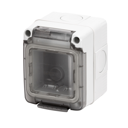 Aparataj modular si monobloc - Doza PT 2M IP65 Gewiss System Gri GW27062