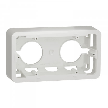Accesorii - Doza PT 2P Schneider Unica Pro alb NU840418