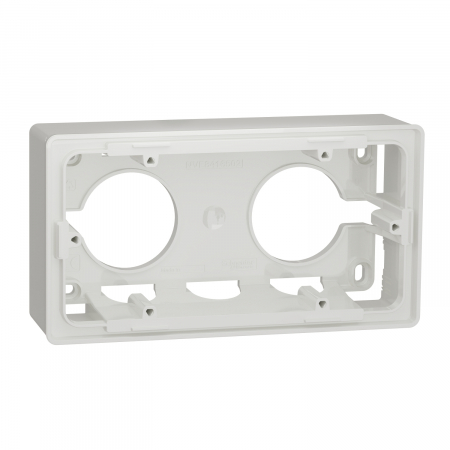Accesorii - Doza PT 2P Schneider Unica Studio alb NU800418