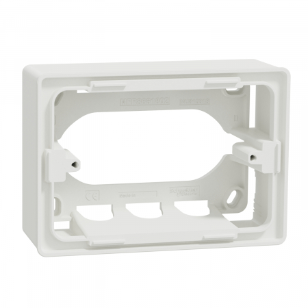 Accesorii - Doza PT 3M Schneider Unica Studio alb NU810318