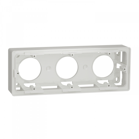 Accesorii - Doza PT 3P Schneider Unica Studio alb NU800618