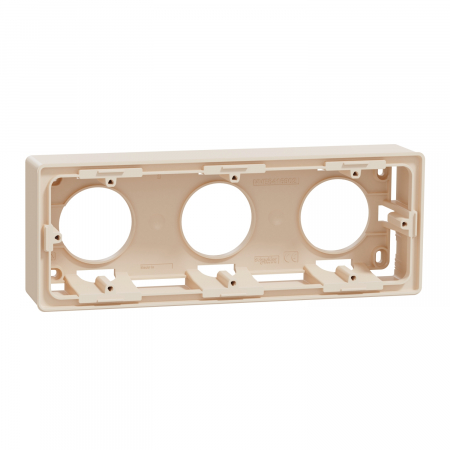 Accesorii - Doza PT 3P Schneider Unica Studio bej NU800644