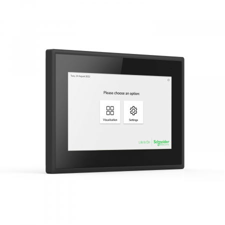 Automatizari - Ecran tactil IP 7 inch SpaceLogic KNX Schneider negru MTN6260-7760