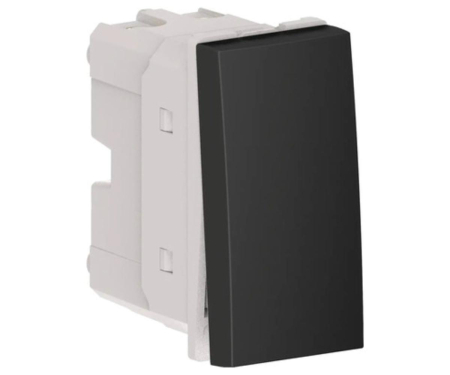 Himel Flexo - Intrerupator cap cruce 1M Flexo Himel negru mat HWDFISB