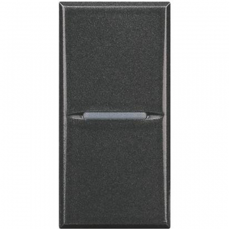 Intrerupatoare Axolute - Intrerupator cap cruce axial Axolute Bticino 1M antracit HS4004