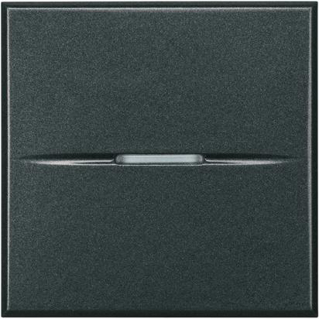 Intrerupatoare Axolute - Intrerupator cap cruce axial Axolute Bticino 2M antracit HS4004/2