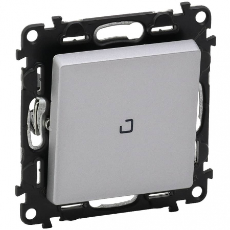 Legrand Valena Life - Intrerupator cap cruce cu led Legrand Valena Life aluminiu 752348