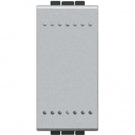 Bticino Living Light - Intrerupator cap cruce Living Light Bticino 1M aluminiu NT4004N