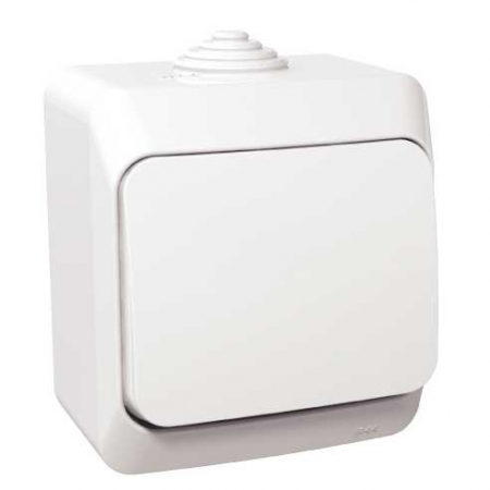 Schneider Cedar - Intrerupator cap cruce PT IP44 Schneider Cedar alb WDE000570