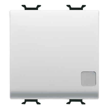 Intrerupatoare Chorus - Intrerupator cap cruce semn cu led 2M Gewiss Chorus alb satinat MAT GW15103