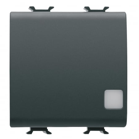 Intrerupatoare Chorus - Intrerupator cap cruce semn cu led 2M Gewiss Chorus negru GW12103