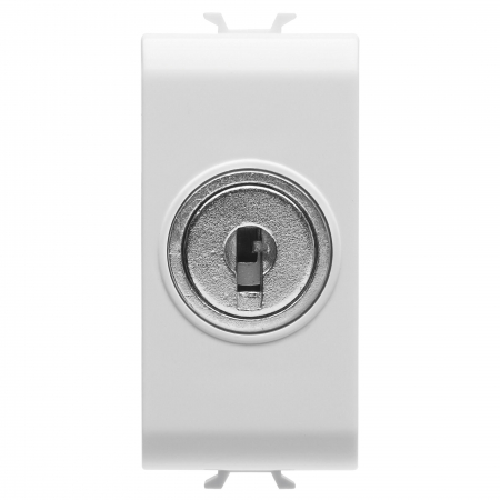 Intrerupatoare Chorus - Intrerupator cap scara cu cheie 1M Gewiss Chorus alb GW10054
