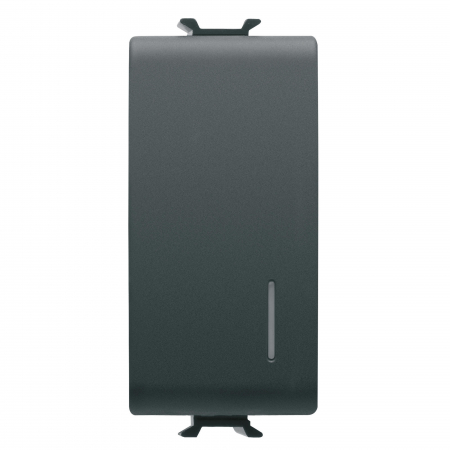 Intrerupatoare Chorus - Intrerupator cap scara cu led 1M Gewiss Chorus negru GW12052