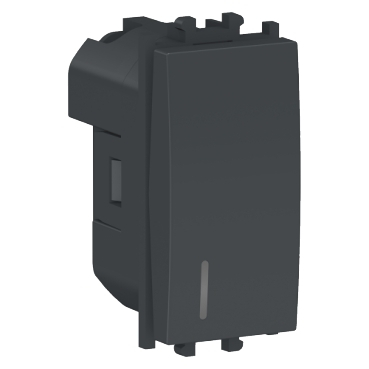 Intrerupatoare Easy Styl - Intrerupator cap scara cu led 1M Schneider Easy Styl negru LMR1404003